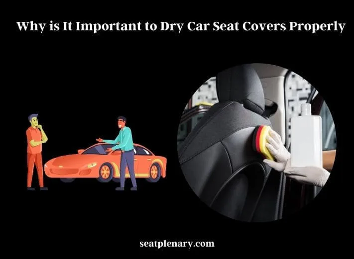 car seat cover air drying